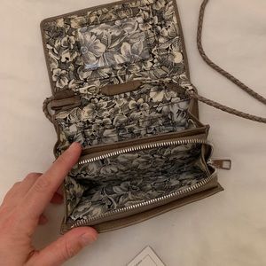 HOBO cross body leather clutch